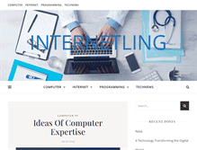 Tablet Screenshot of internetling.com